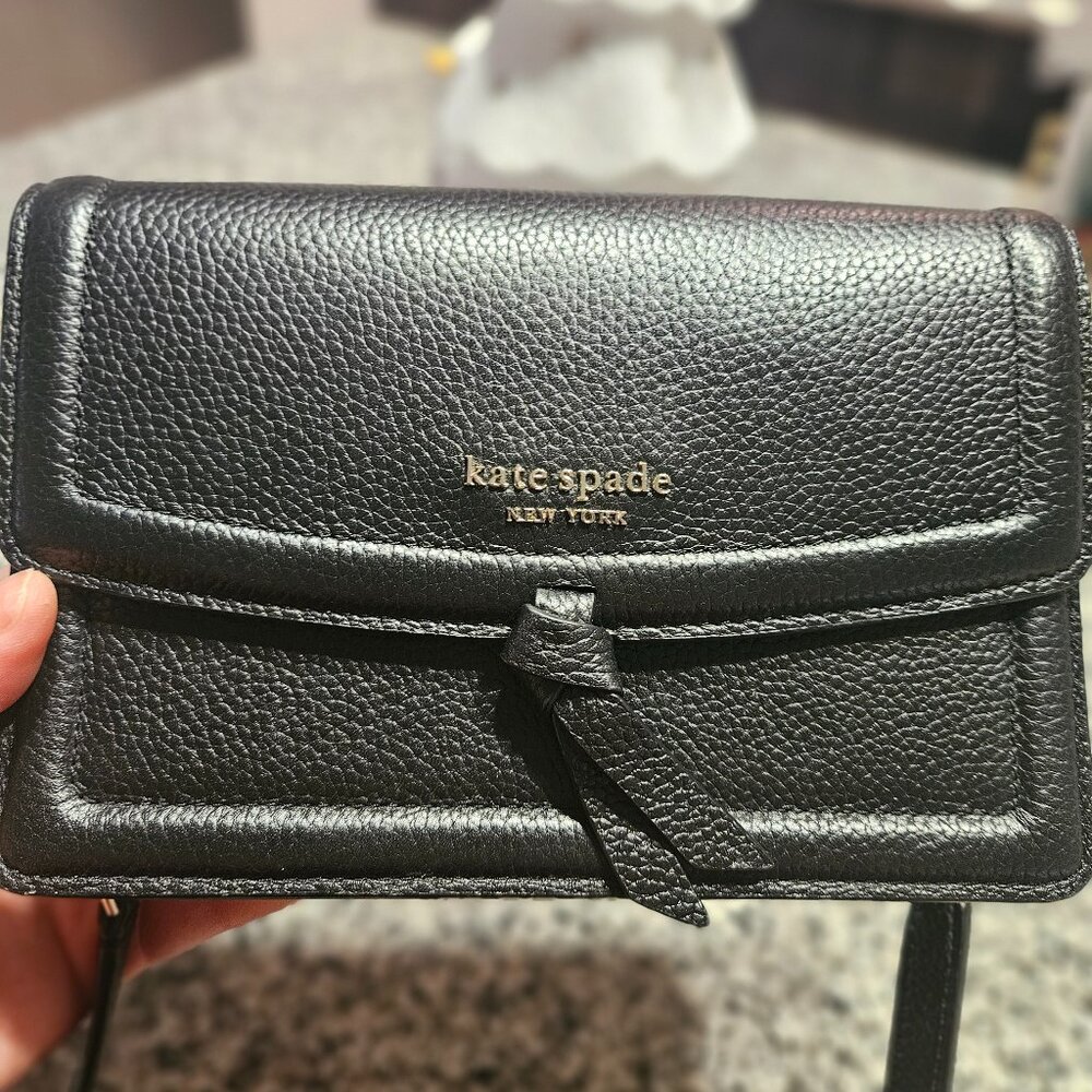 Small Kate Spade Crossbody Pebble Leather Bag